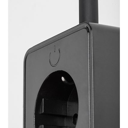 Rabalux - Applique murale LED dimmable LED/4W/230V avec port USB pour prise 3000/4000/6000K noir