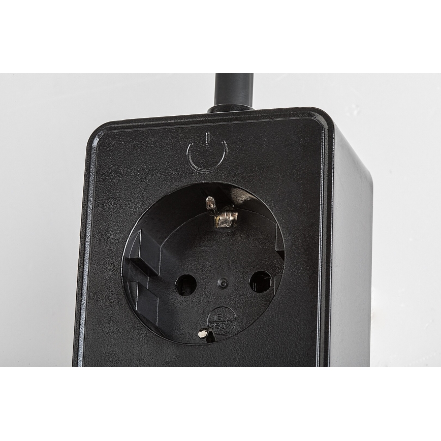 Rabalux - Applique murale LED dimmable LED/4W/230V avec port USB pour prise noire