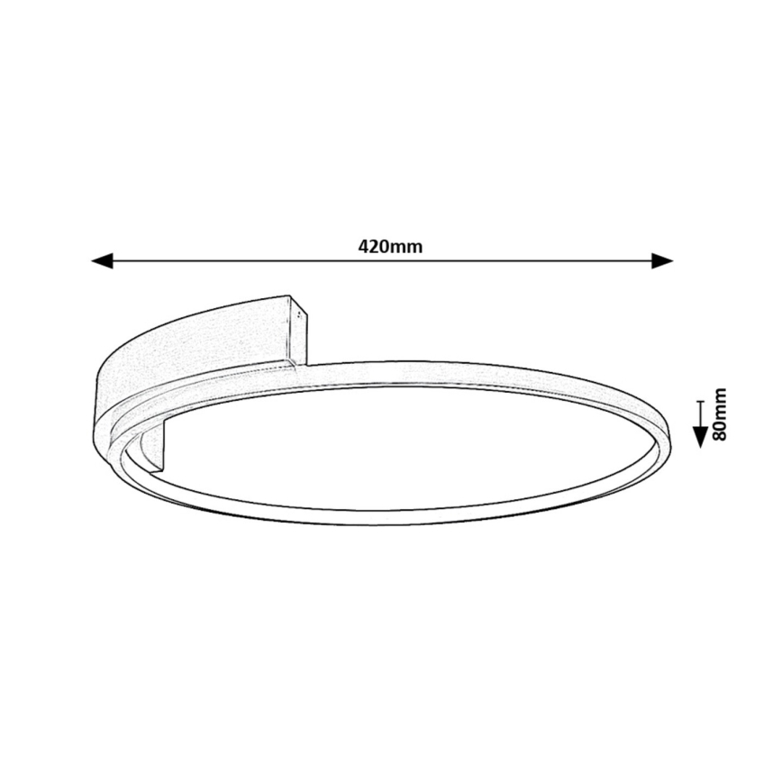Rabalux - Plafonnier LED/23W/230V