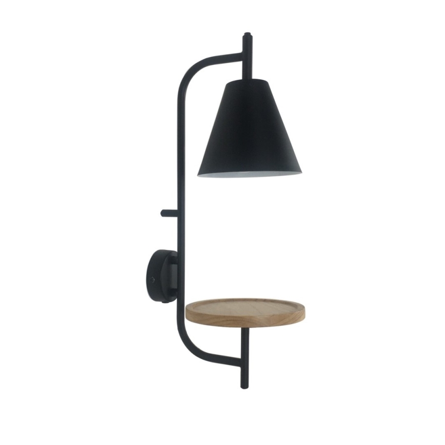 Rabalux - Applique murale avec étagère 1xE27/15W/230V hêtre