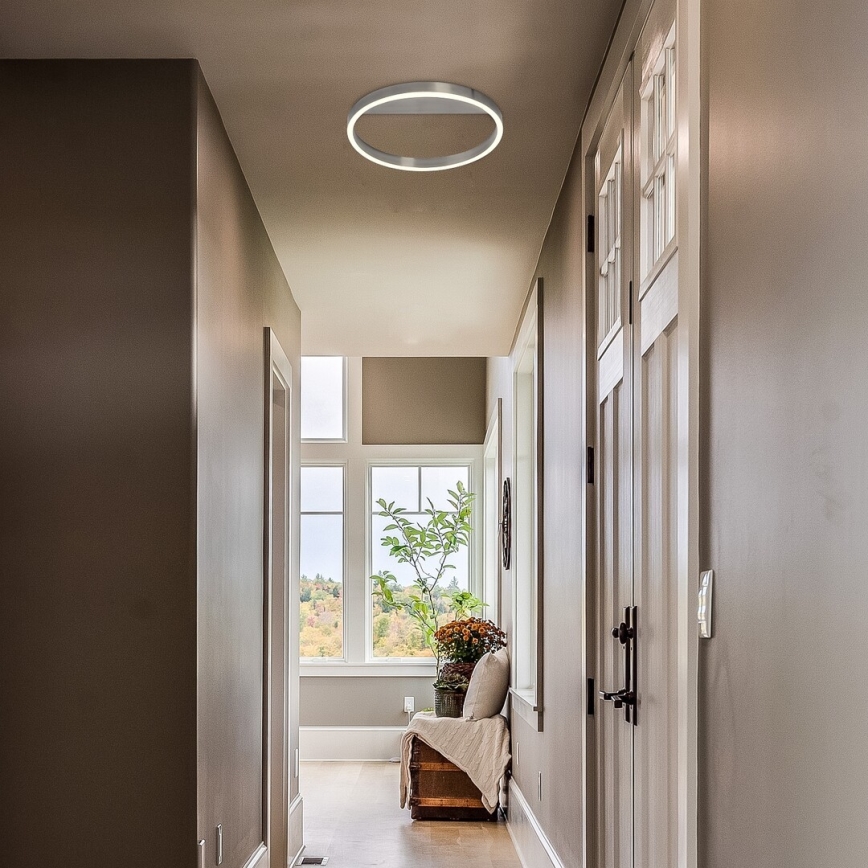 Rabalux - Plafonnier LED 20W 230V chrome mat Ø 40 cm