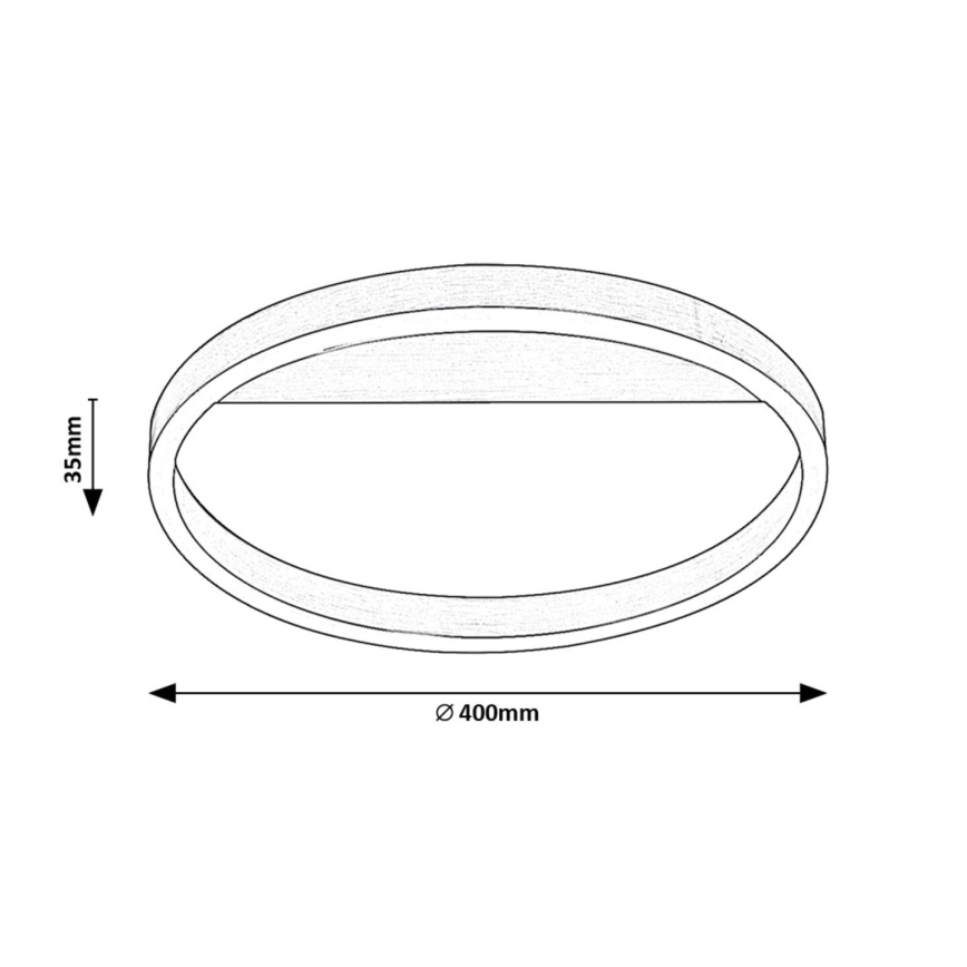 Rabalux - Plafonnier LED/20W/230V chrome mat