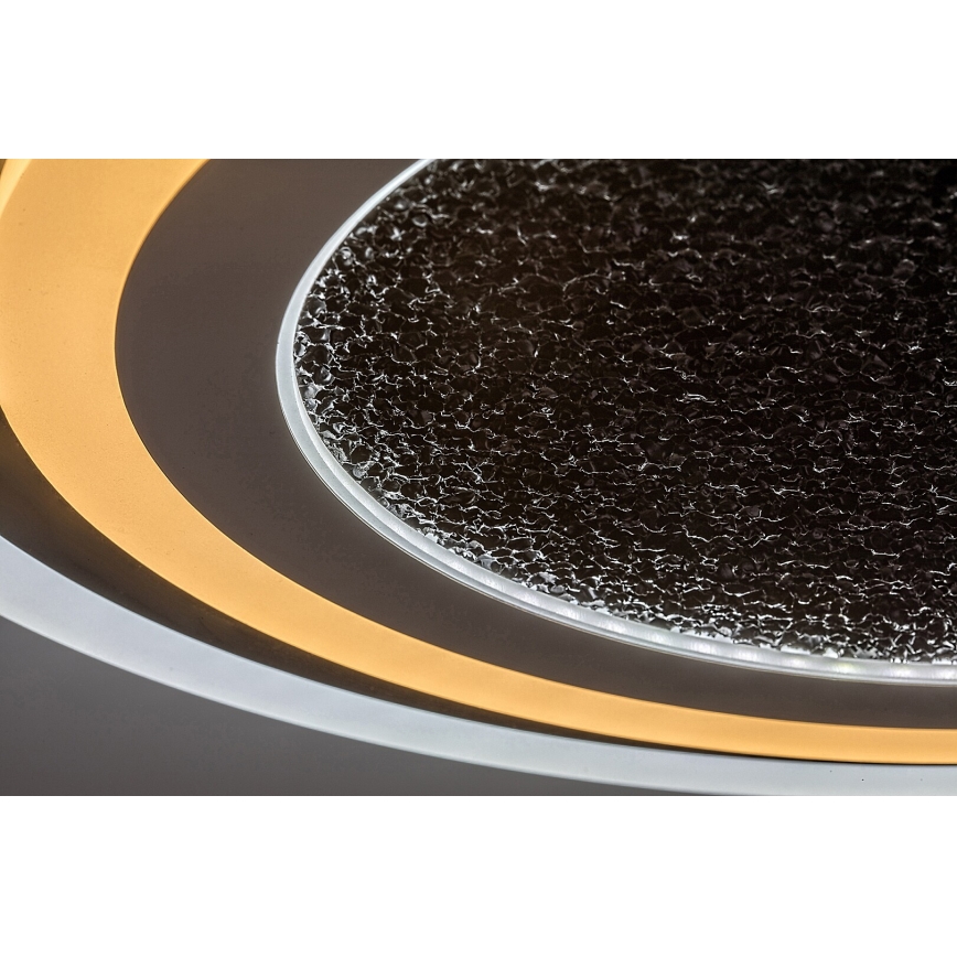 Rabalux - Plafonnier à intensité variable LED/56W/230V 3000/4000/6000K noir + Télécommande