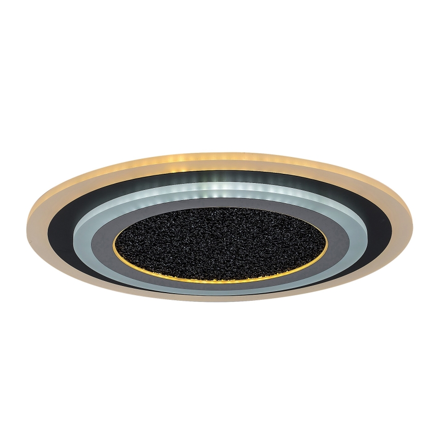 Rabalux - Plafonnier à intensité variable LED/56W/230V 3000/4000/6000K noir + Télécommande
