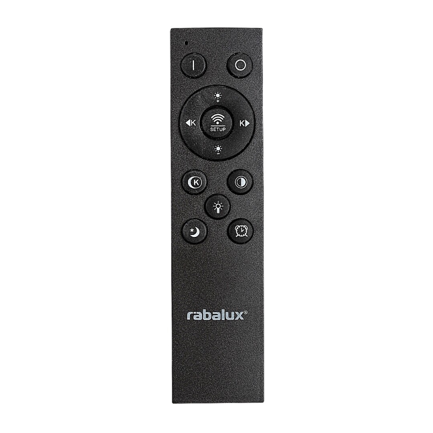 Rabalux - Plafonnier à intensité variable LED/56W/230V 3000/4000/6000K noir + Télécommande