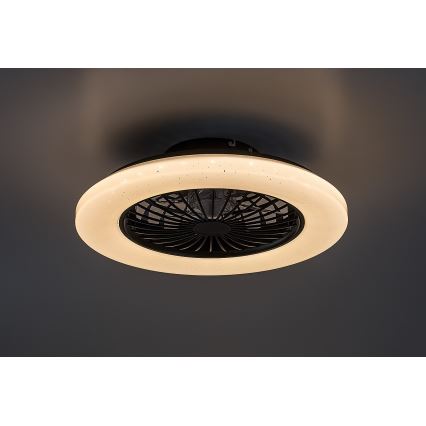 Rabalux - Plafonnier à intensité variable avec ventilateur LED/48W/230V 3000-6500K + Télécommande