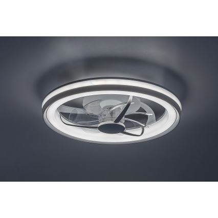 Rabalux - Plafonnier à intensité variable avec ventilateur LED/40W/230V 3000/4000/6000K Wi-Fi + Télécommande