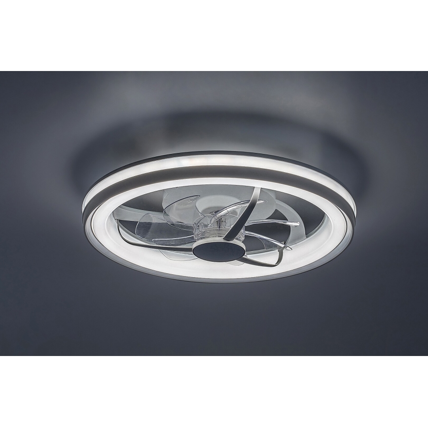 Rabalux - Plafonnier à intensité variable avec ventilateur LED/40W/230V 3000/4000/6000K Wi-Fi + Télécommande