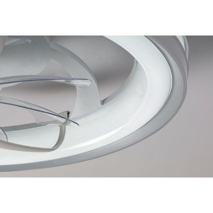 Rabalux - Plafonnier à intensité variable avec ventilateur LED/40W/230V 3000/4000/6000K Wi-Fi + Télécommande