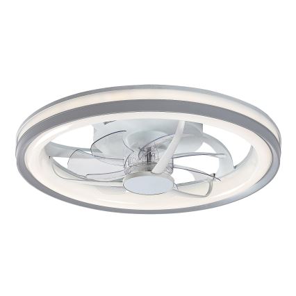 Rabalux - Plafonnier à intensité variable avec ventilateur LED/40W/230V 3000/4000/6000K Wi-Fi + Télécommande