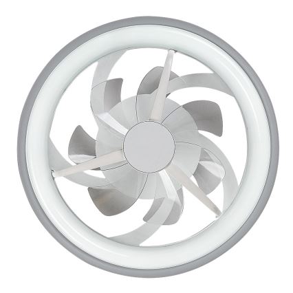 Rabalux - Plafonnier à intensité variable avec ventilateur LED/40W/230V 3000/4000/6000K Wi-Fi + Télécommande