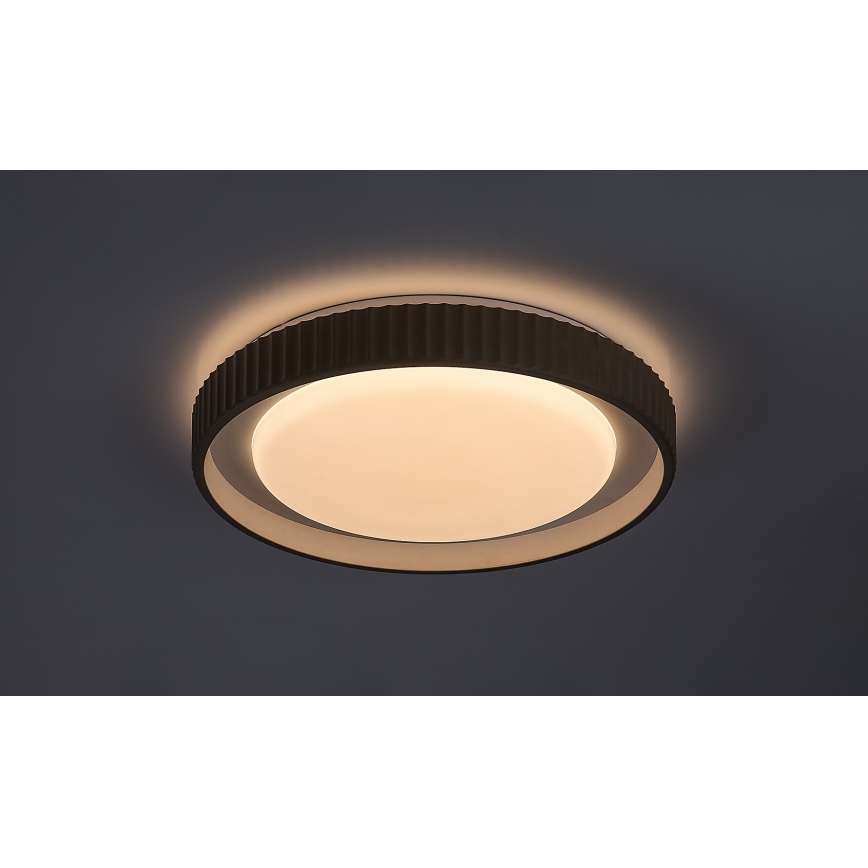 Rabalux - Plafonnier LED dimmable, 48 W, 230 V, 3000–6500 K, Ø 49,5 cm + télécommande