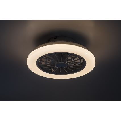 Rabalux - Plafonnier LED dimmable avec ventilateur LED/24W/230V 3000-6500K + télécommande