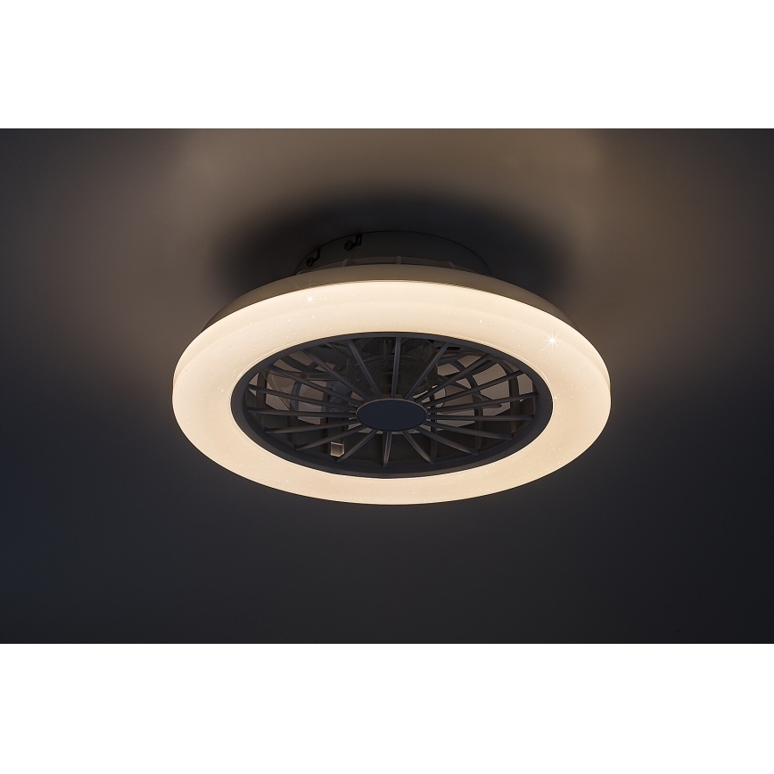 Rabalux - Plafonnier LED dimmable avec ventilateur LED/24W/230V 3000-6500K + télécommande