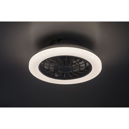Rabalux - Plafonnier LED dimmable avec ventilateur LED/24W/230V 3000-6500K + télécommande