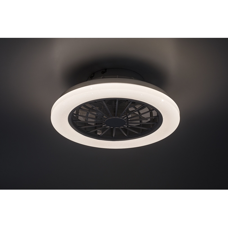 Rabalux - Plafonnier LED dimmable avec ventilateur LED/24W/230V 3000-6500K + télécommande