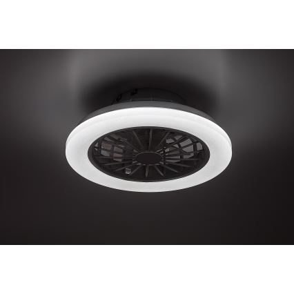 Rabalux - Plafonnier LED dimmable avec ventilateur LED/24W/230V 3000-6500K + télécommande