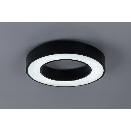 Rabalux - Plafonnier LED dimmable LED/45W/230V 3000-6500K Ø 60 cm noir + télécommande