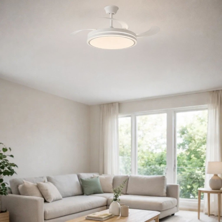 Rabalux - Plafonnier LED dimmable avec ventilateur LED/60W/230V 3000-6500K + télécommande