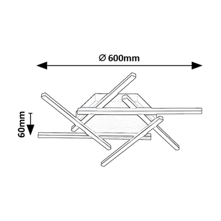 Rabalux - Plafonnier LED/40W/230V 3000K