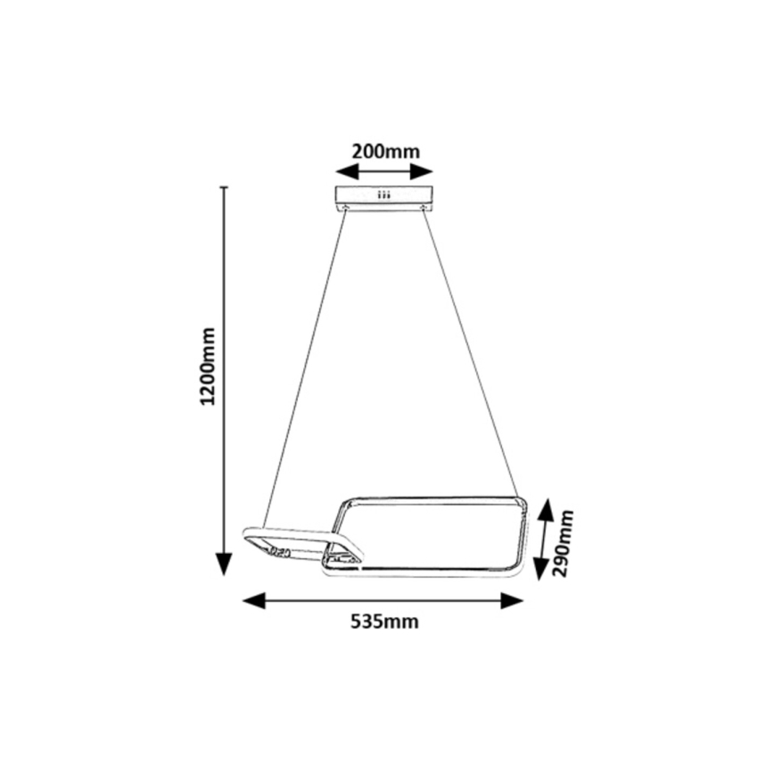 Rabalux - Plafonnier LED/36W/230V 4000K