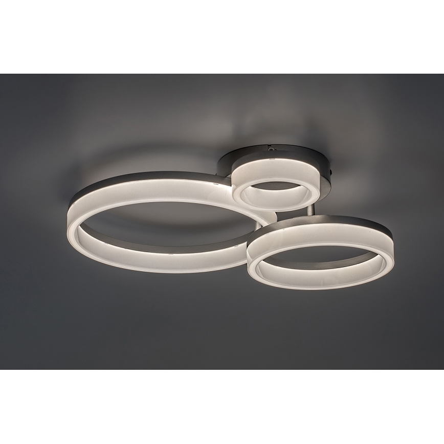 Rabalux - Plafonnier LED/24W/230V 3000/4000/6500K 38x51 cm chrome mat