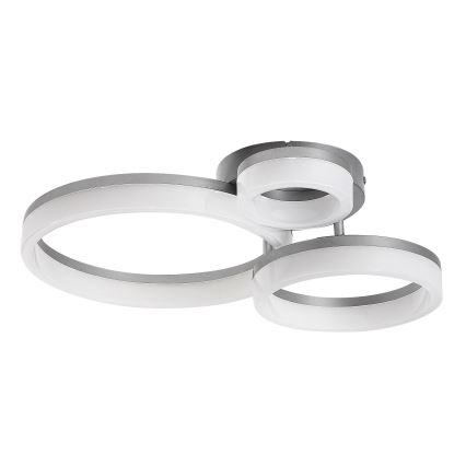 Rabalux - Plafonnier LED 24W 230V, 3000/4000/6500K, 38 x 51 cm, chrome mat
