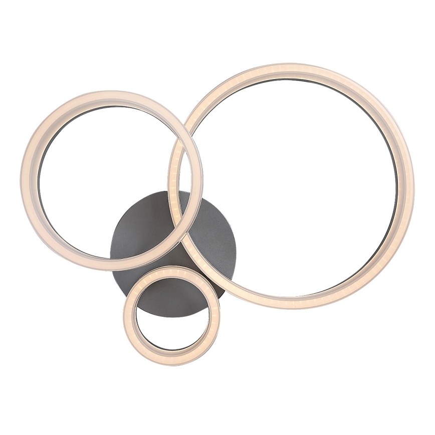 Rabalux - Plafonnier LED 24W 230V, 3000/4000/6500K, 38 x 51 cm, chrome mat