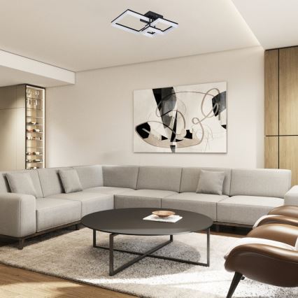 Rabalux - Plafonnier LED/22W/230V 3000/4000/6500K noir