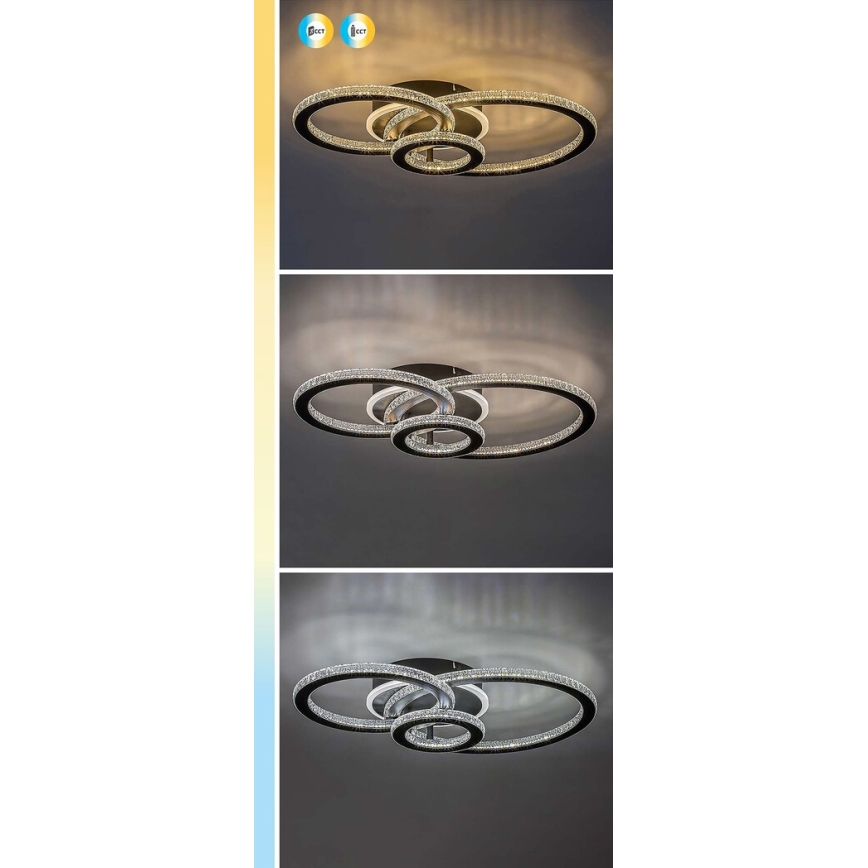 Rabalux - Plafonnier LED dimmable LED/40W/230V 3000-6500K + télécommande 35x52 cm