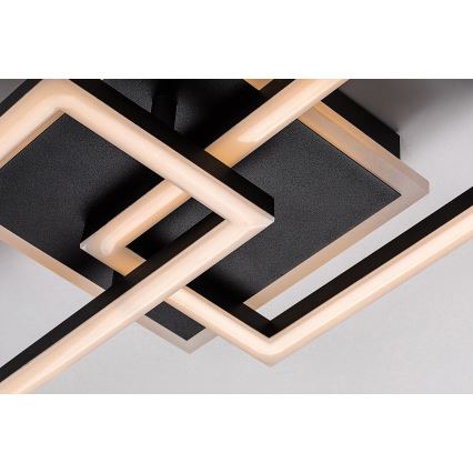 Rabalux - Plafonnier LED dimmable, 30 W, 230 V, température de couleur réglable 3000–6500 K (blanc chaud à blanc froid), télécommande, longueur 60 cm