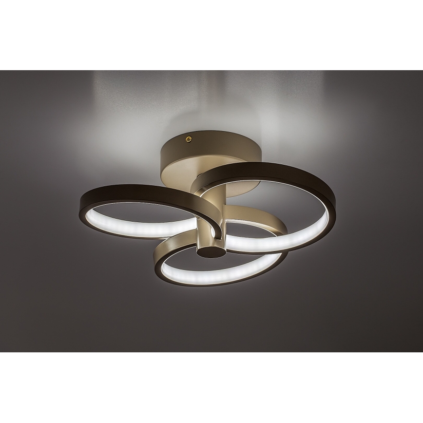 Rabalux - Plafonnier LED dimmable LED/32W/230V 3000-6500K Ø 31 cm beige + télécommande