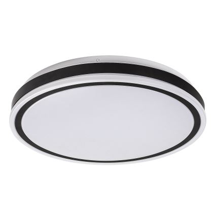 Rabalux - Plafonnier LED dimmable 20W/230V 3000-6500K Ø 38,5 cm noir + télécommande