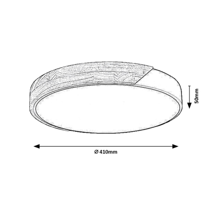 Rabalux - Plafonnier LED/24 W/230 V/4000 K Ø 41 cm