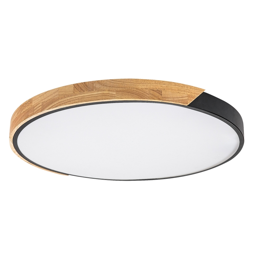 Rabalux - Plafonnier LED/42W/230V 3000/4000/6500K noir/chêne Ø 61 cm