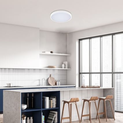 Rabalux - Plafonnier salle de bain LED/36W/230V 3000/4000/6000K IP44 d. 42 cm blanc