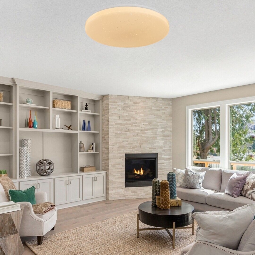 Rabalux - Plafonnier LED dimmable LED/80W/230V 3000-6500K Ø 77 cm + télécommande