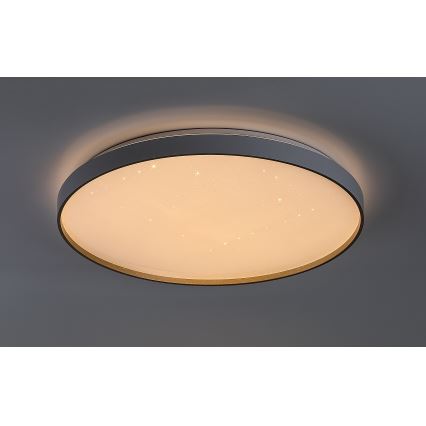 Rabalux - Plafonnier LED dimmable, 60W/230V, 3000-6500K, Ø 58 cm + télécommande