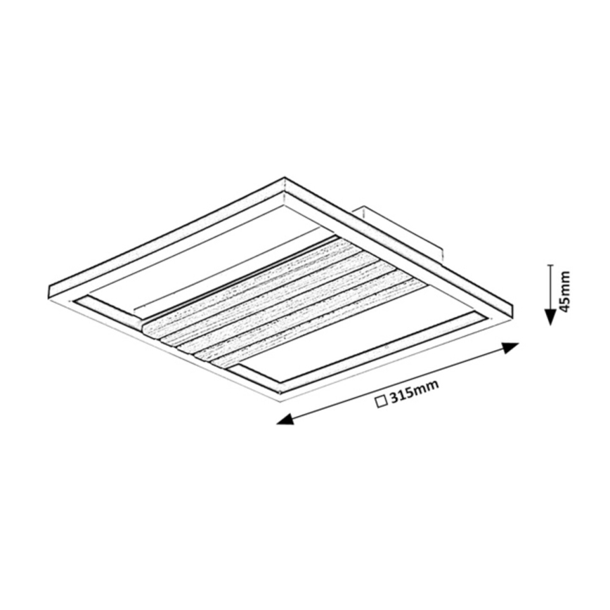 Rabalux - Plafonnier LED/26W/230V 3000/4500/6000K