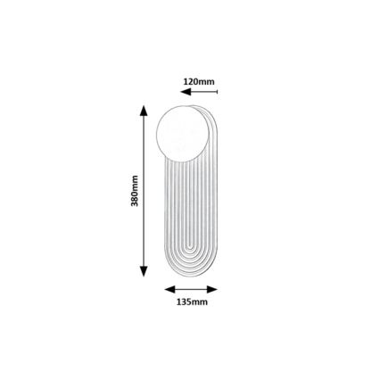 Rabalux - Applique murale 1xG9/25W/230V