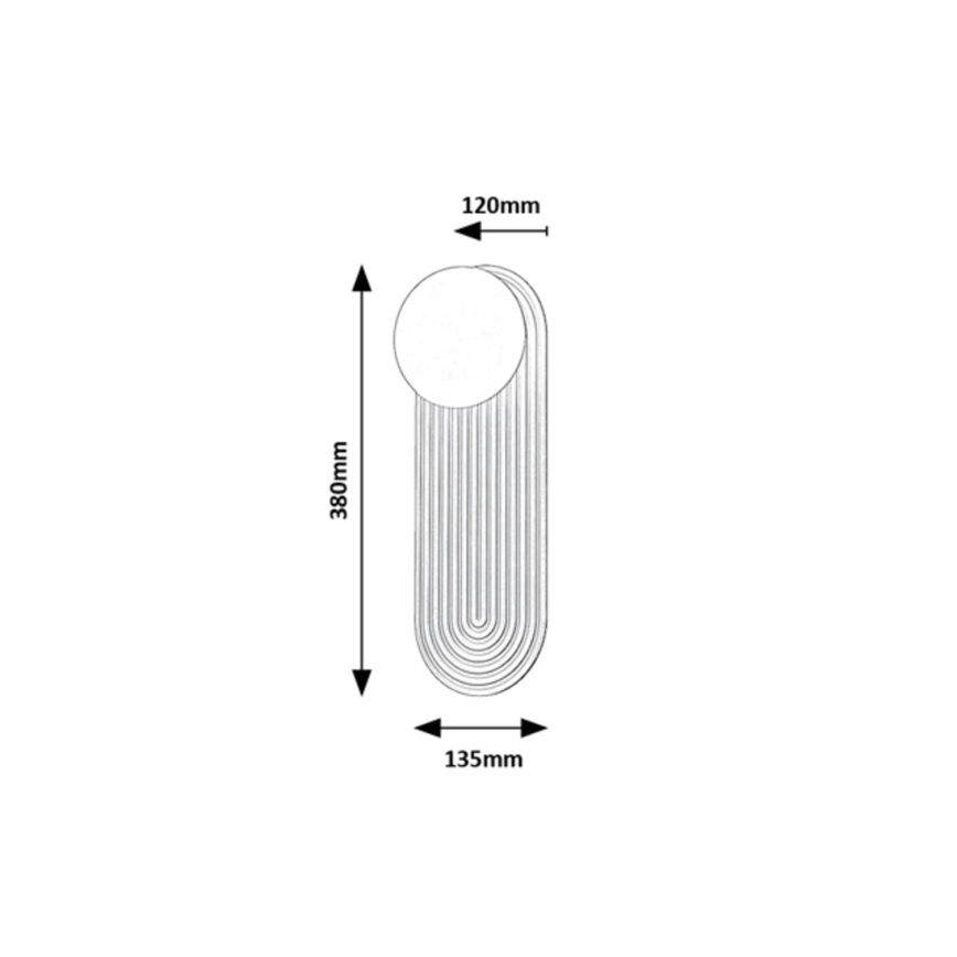 Rabalux - Applique murale 1xG9/25W/230V