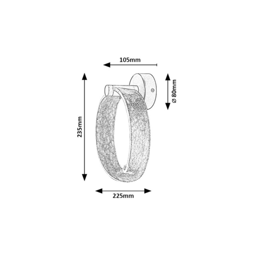 Rabalux - Applique murale LED/6W/230V