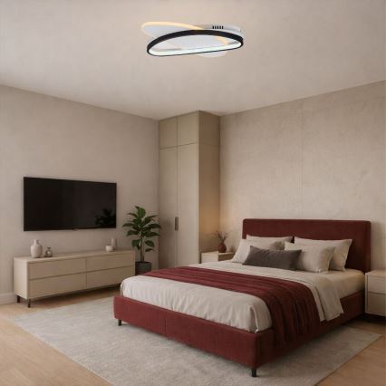 Rabalux - Plafonnier LED dimmable LED/57W/230V 3000-6000K 45x30,5 cm + télécommande