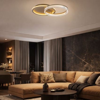 Rabalux - Plafonnier LED dimmable LED/22W/230V 3000-6500K 53,5x35 cm + télécommande