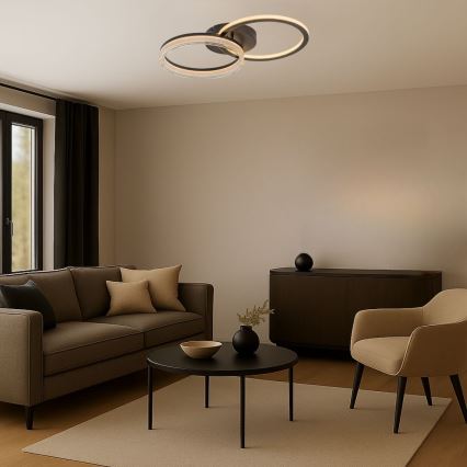 Rabalux - Plafonnier LED dimmable LED/38W/230V 3000-6500K 60x35 cm + télécommande