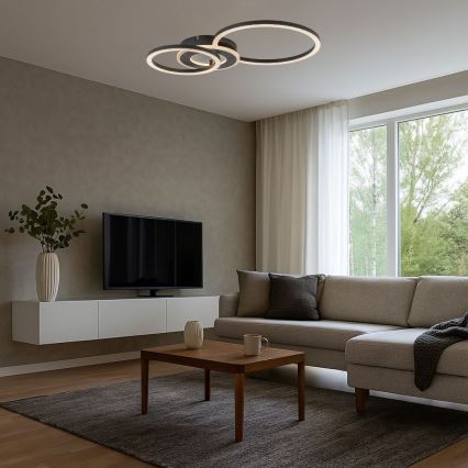 Rabalux - Plafonnier LED dimmable LED/24W/230V 3000-6500K 46x33 cm + télécommande