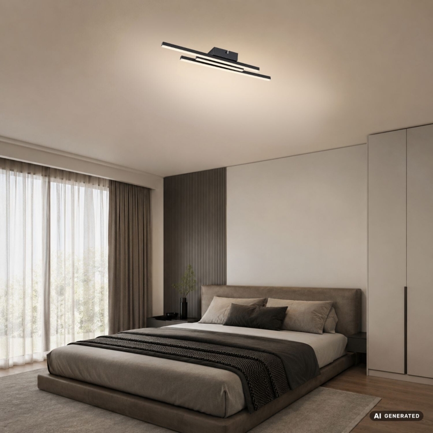 Rabalux - Plafonnier LED LED/18W/230V 4000K noir
