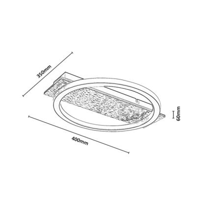 Rabalux - Luminaire de plafond LED dimmable LED/18W/230V 3000-6500K + télécommande