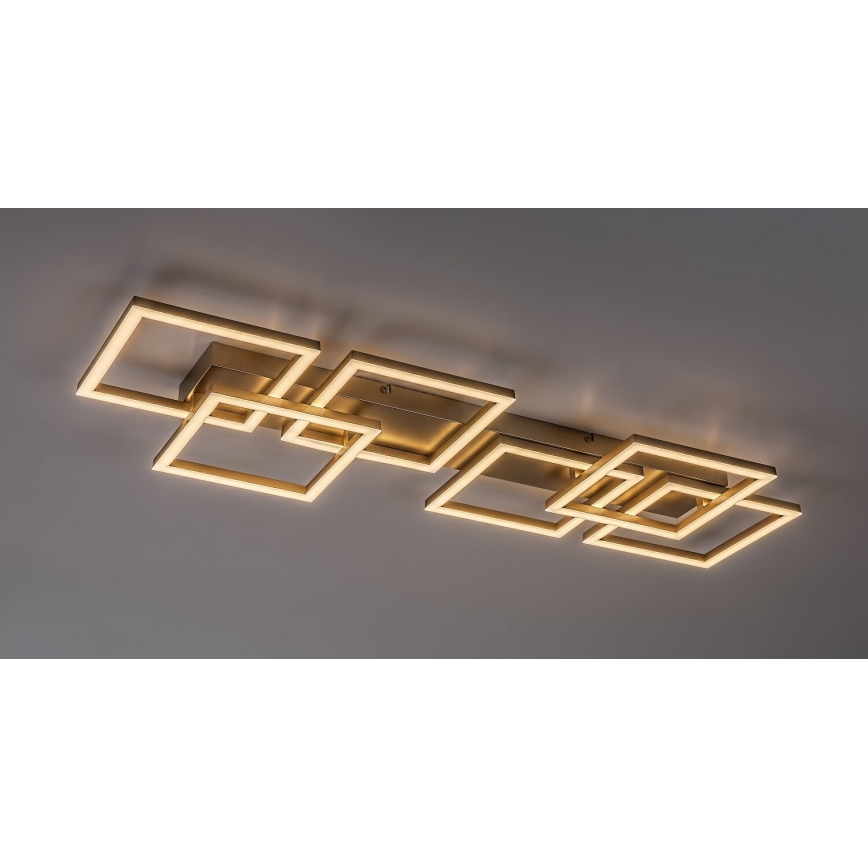 Rabalux - Plafonnier LED dimmable LED/40W/230V 3000-6500K 33x100 cm doré + télécommande