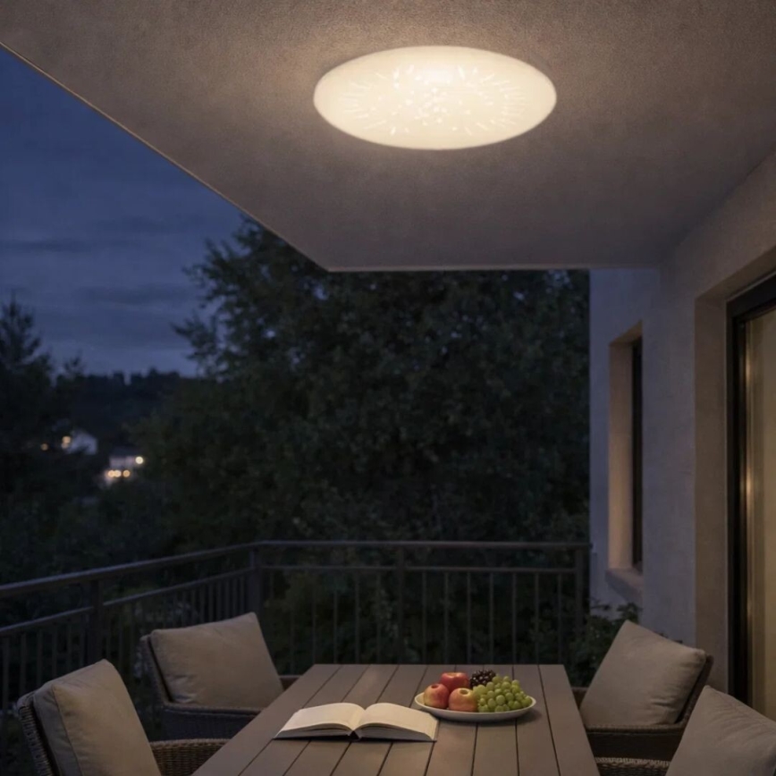 Rabalux - Plafonnier LED pour salle de bains LED/24W/230V IP44 4000K Ø 37,5 cm